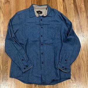 Freedom Foundey Blue Button-Up Shirt - Size LT